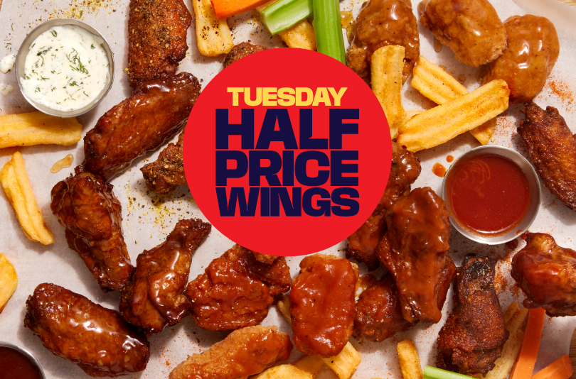 1/2 Price Wings